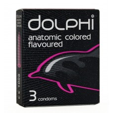 Презервативи Dolphi Anatomic flavoured colored №3