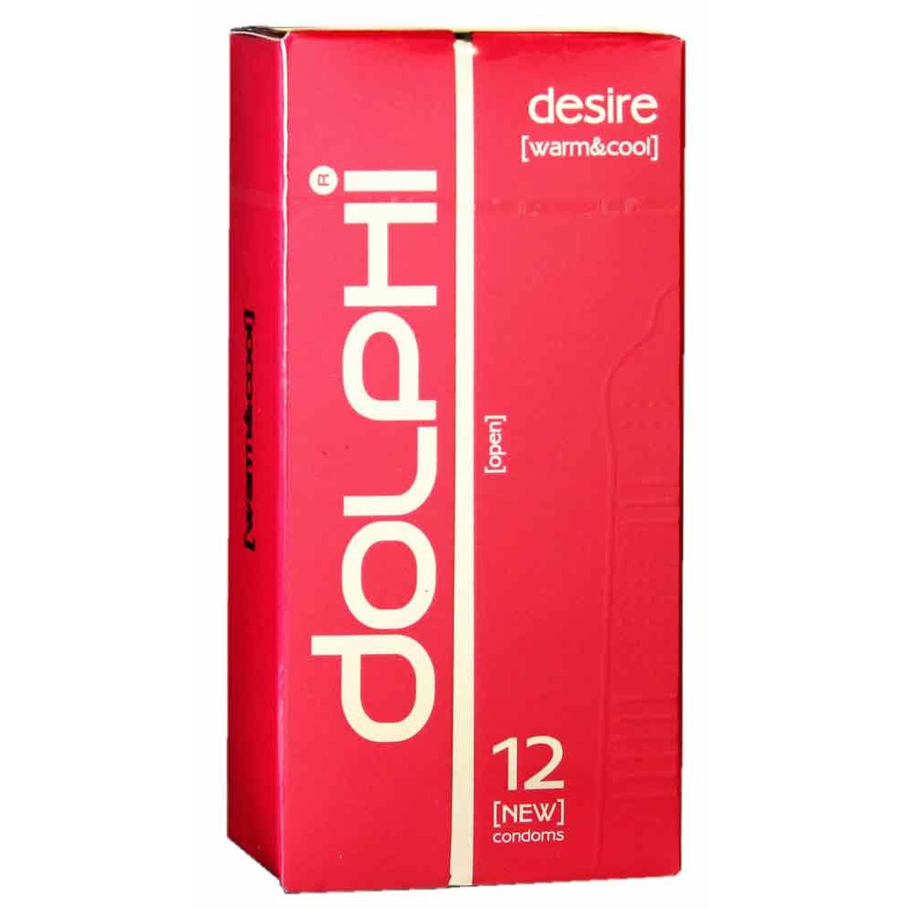 Презервативи Dolphi LUX Desire (Warm Cool) №12, що розігрівають і пролонгують