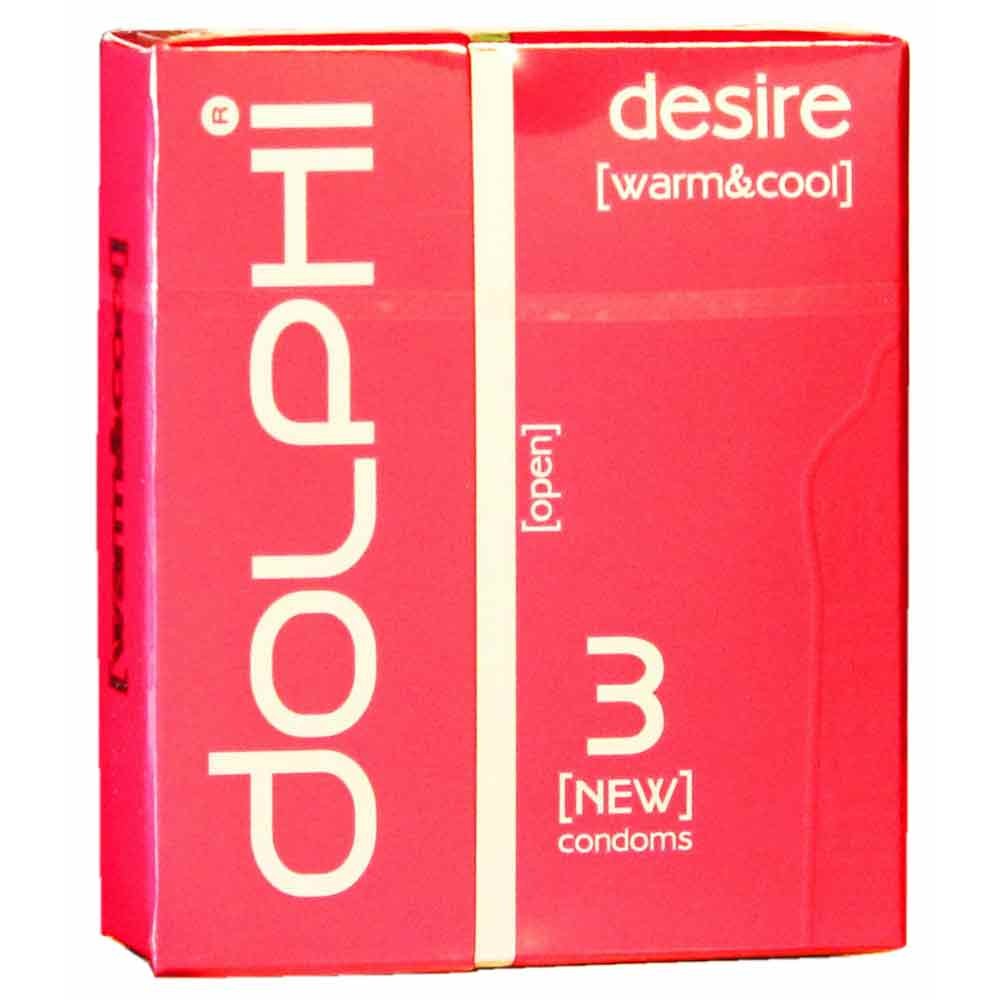 Презервативи Dolphi LUX Desire (Warm Cool) №3 розігрівають та пролонгують
