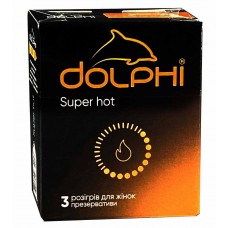 Презервативи Dolphi NEW Super Hot з збуджуючим змащувачем №3