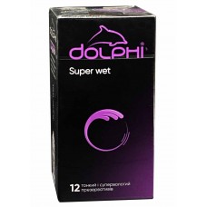 Презервативи Dolphi NEW Super Wet тонкі з рясним лубрикантм №12
